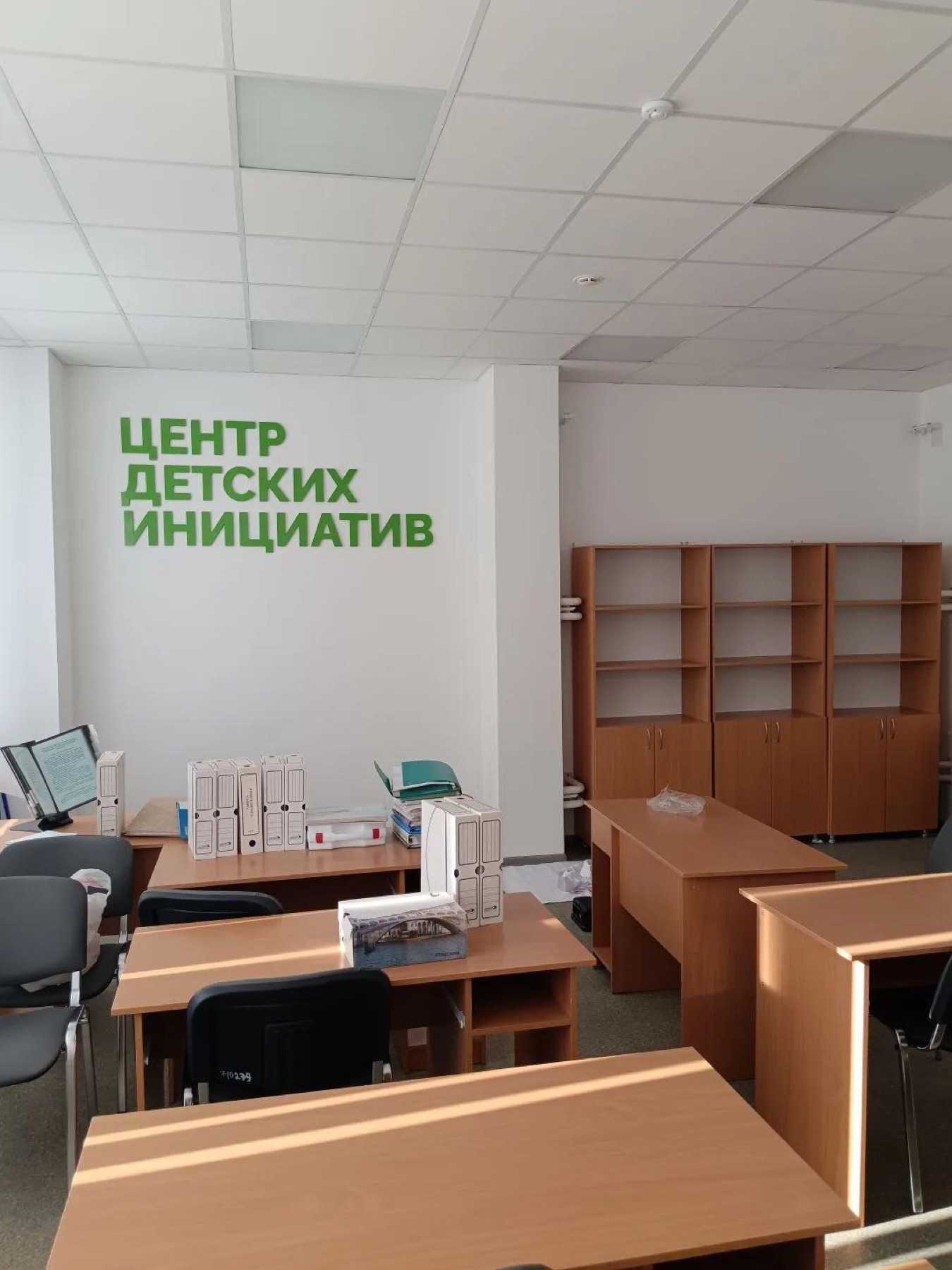 Интерьерные буквы центра детских инициатив